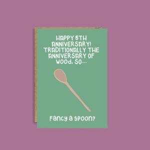 5th Anniversary Card
