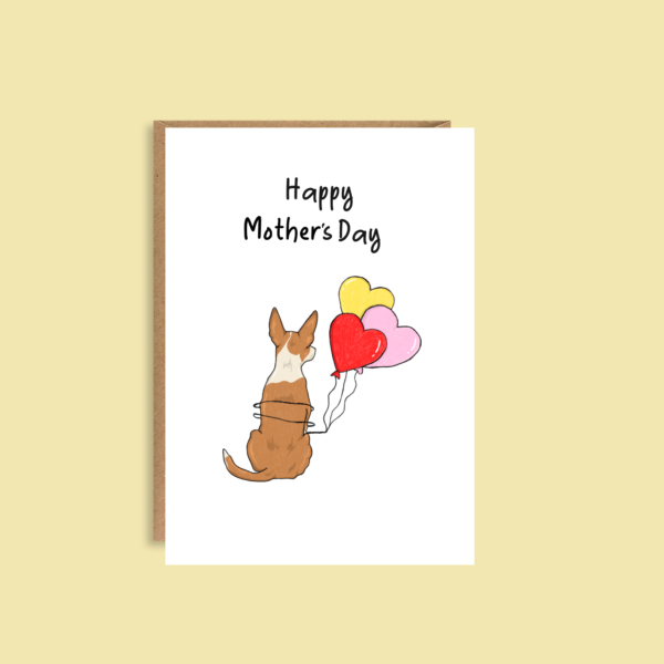 Basenji Mothers Day Card